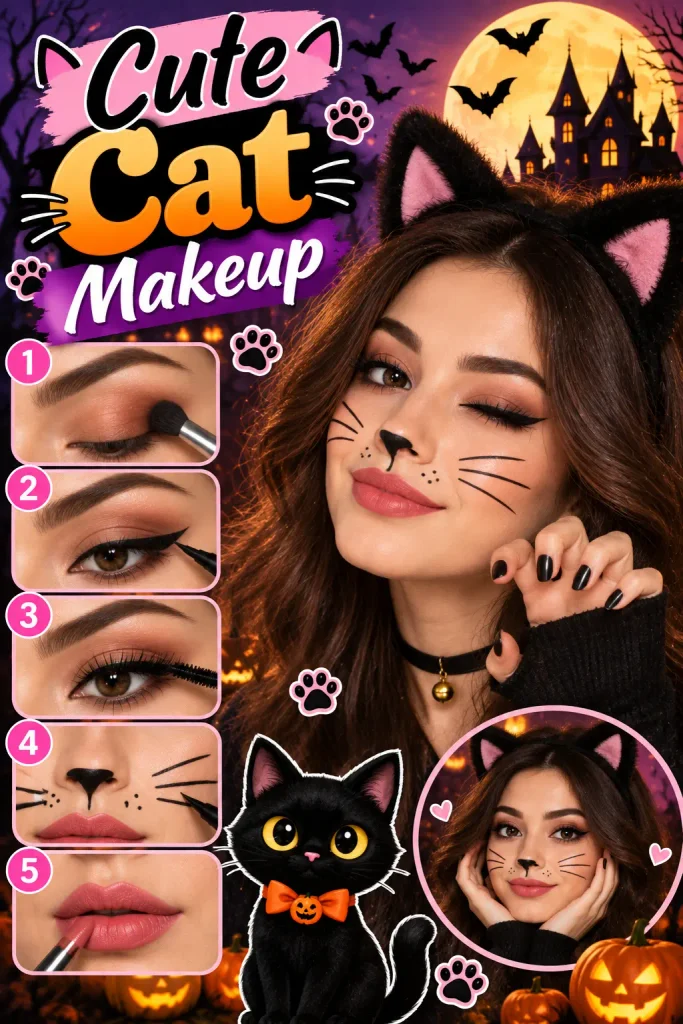Cute Cat Makeup