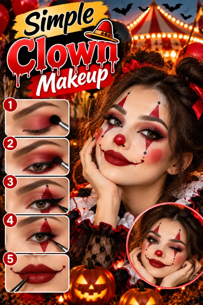 Simple Clown Makeup