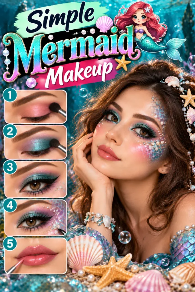  Simple Mermaid Makeup