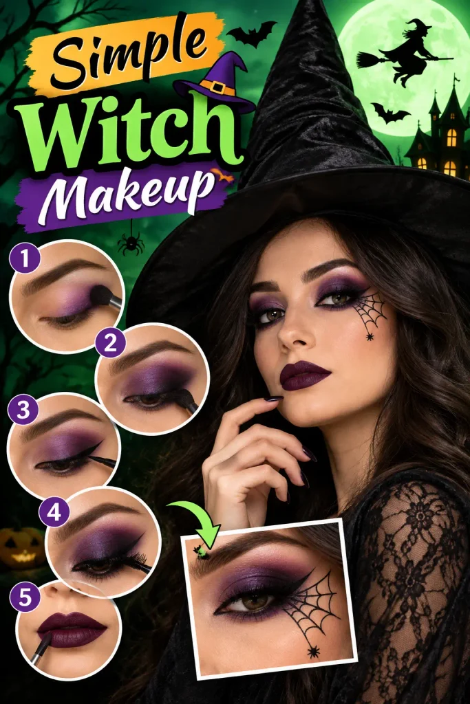 Simple Witch Makeup