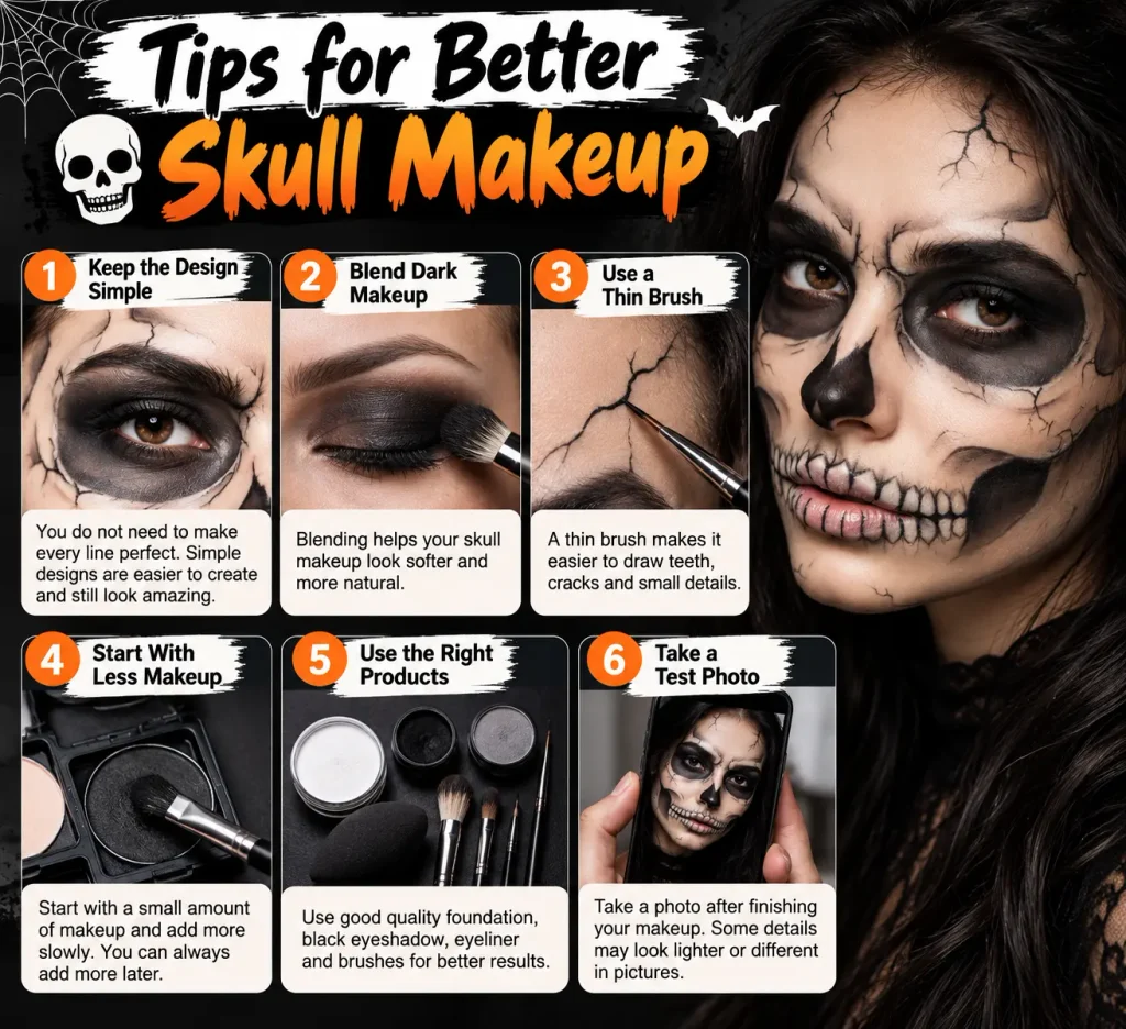 Tips for Better Skull Makeup